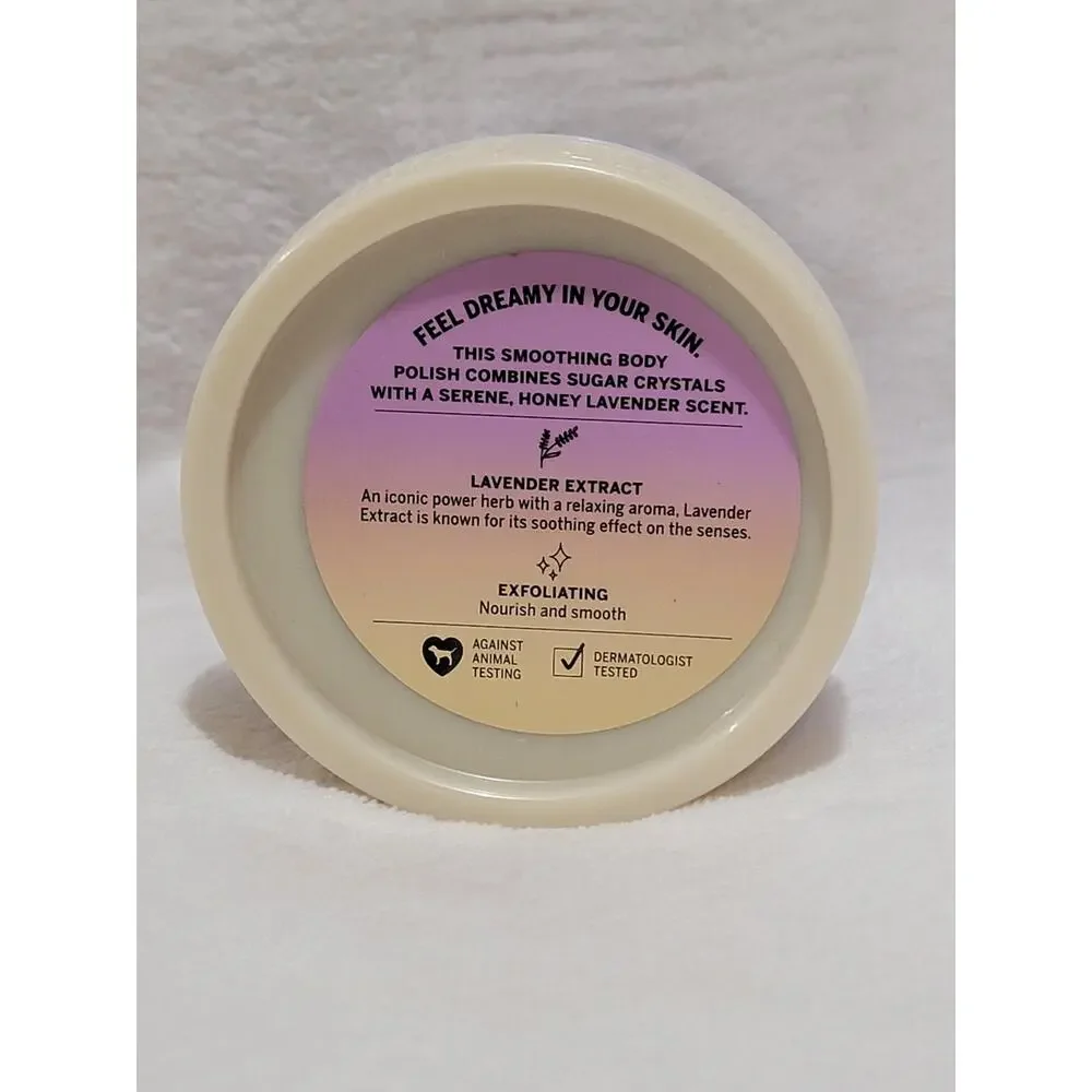 Victoria Secret PINK Honey Lavender Smoothing Body Scrub Lavender Extract +Honey